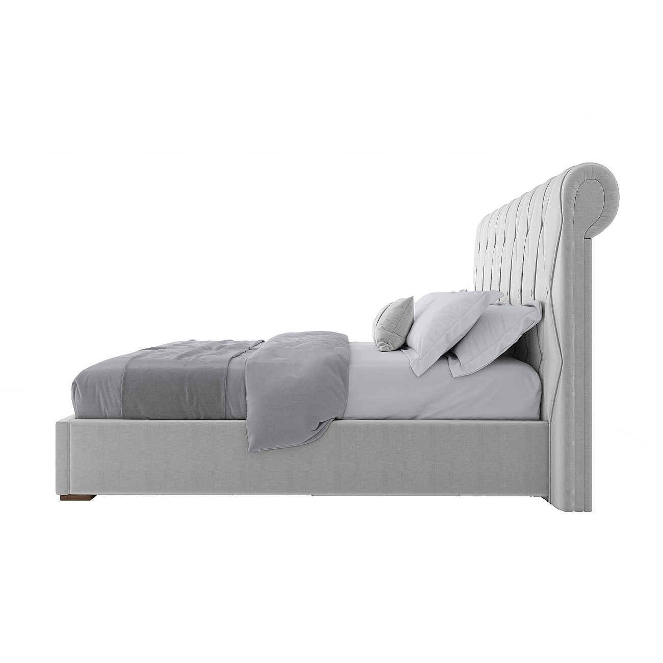 Кровать двуспальная 160х200 белая Bluemoon - изображение 3