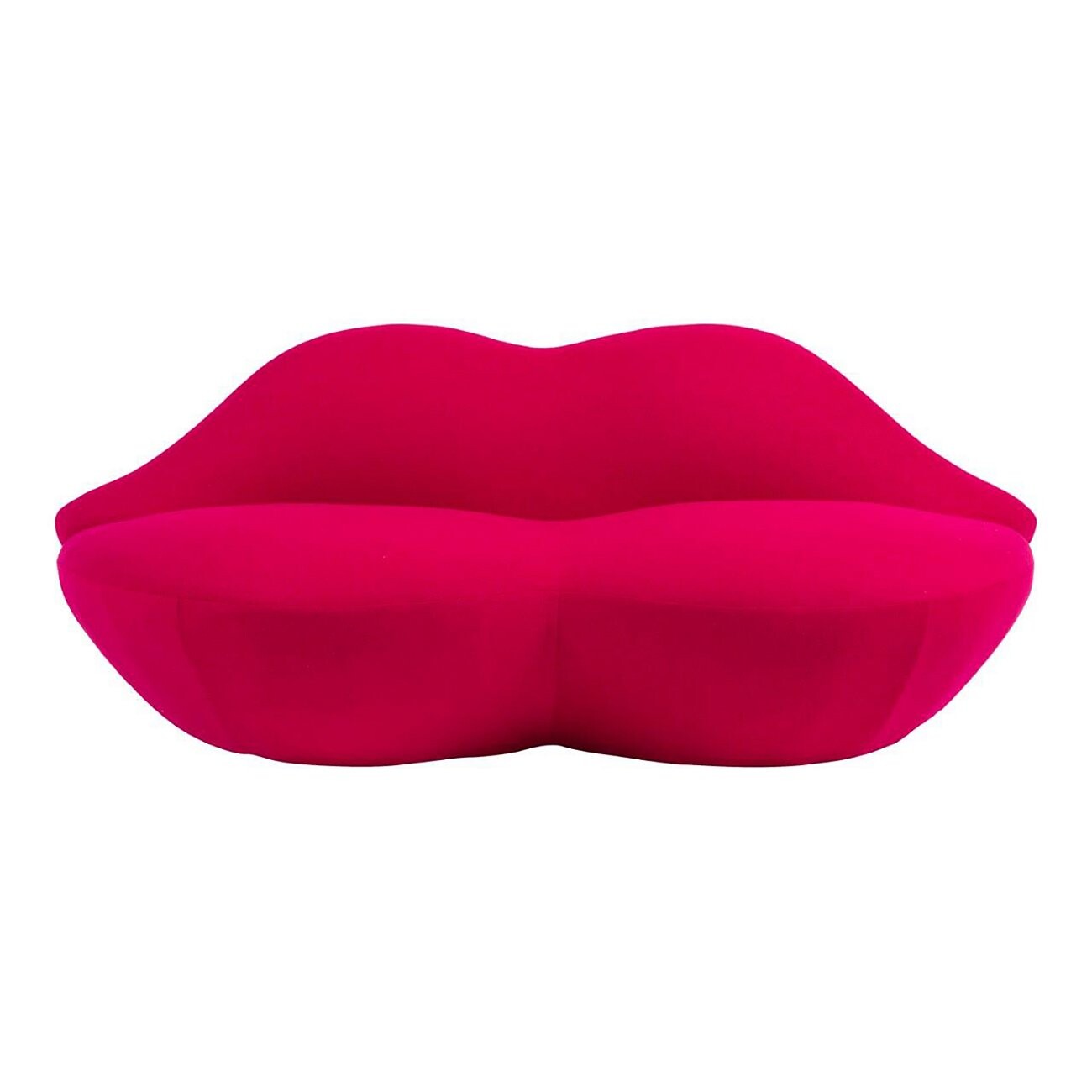 Диван прямой малиновый "Губы Heller Bocca" - изображение 2