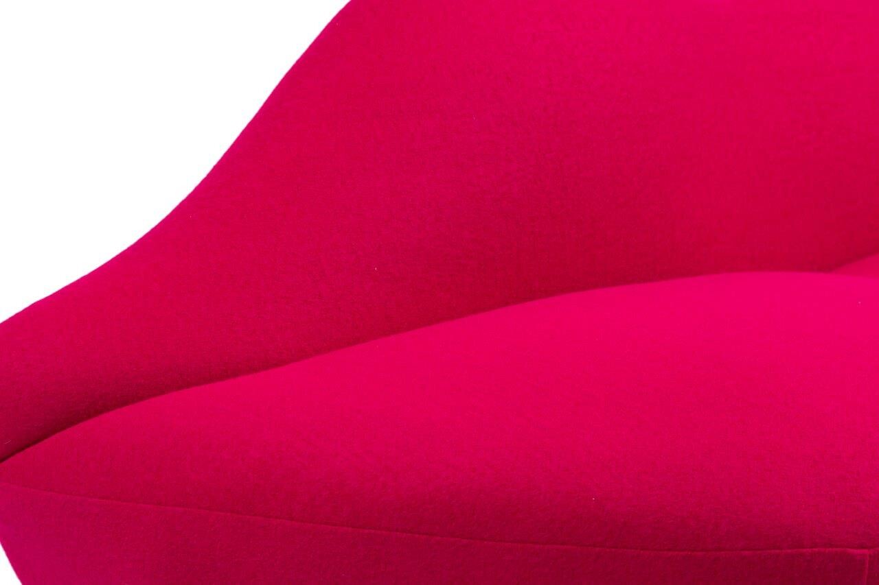 Диван прямой малиновый "Губы Heller Bocca" - изображение 3