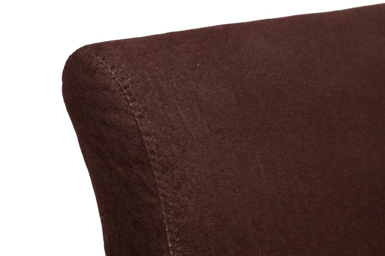 Кресло с мягкими подлокотниками коричневое Molly - изображение 3
