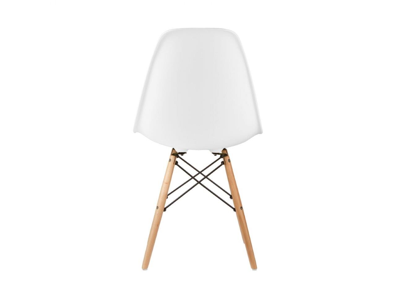 Модный дизайнерский стул: Стул белый с деревянными ножками Eames style ...