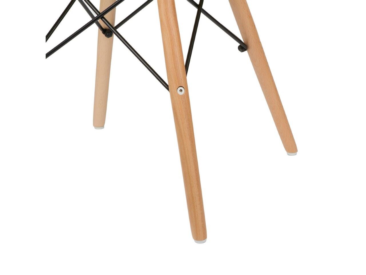 Стул белый с деревянными ножками Eames style - изображение 5