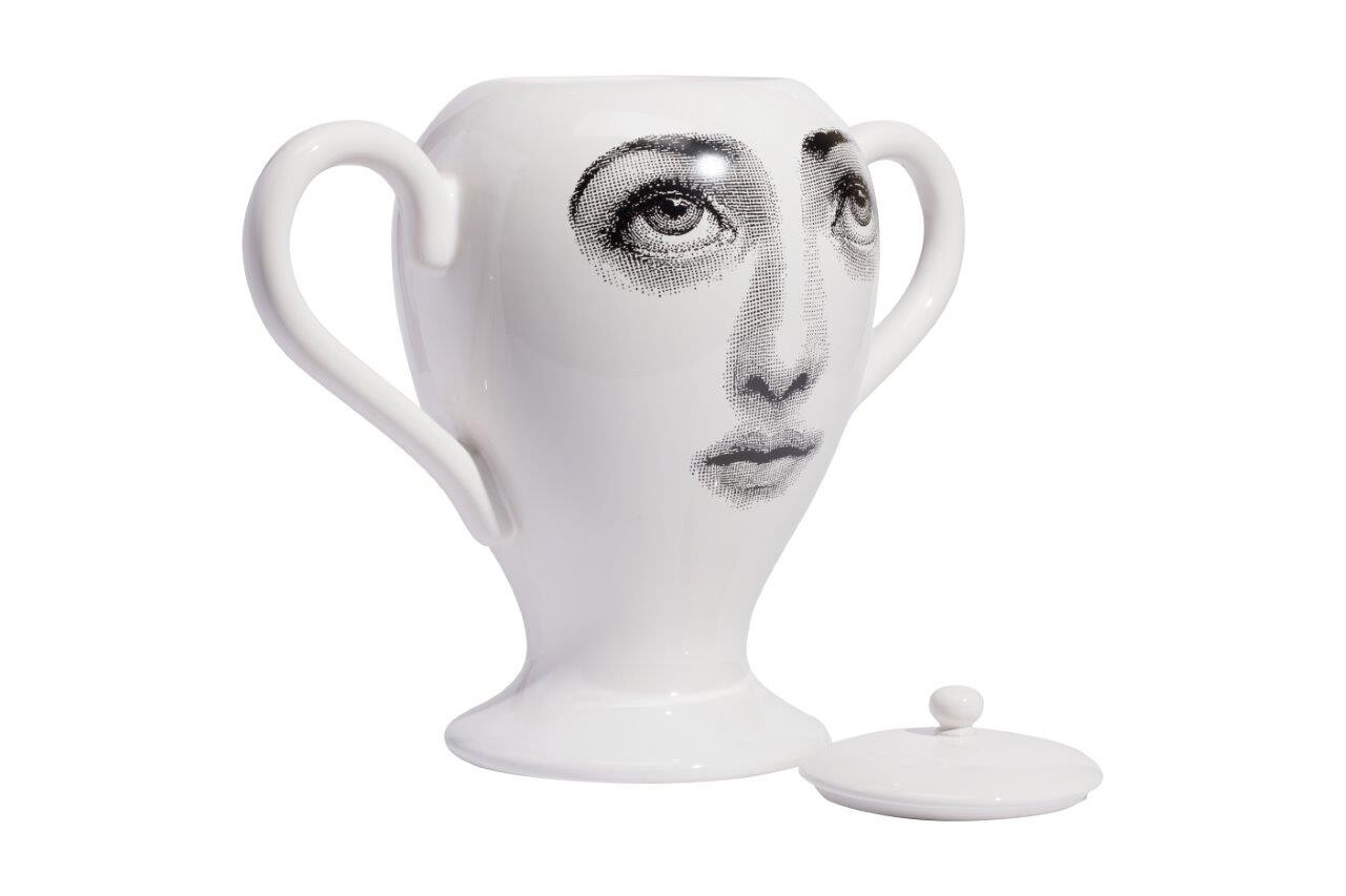 Ваза декоративная белая с крышкой "Пьеро Форназетти" Giara Lidded White II - изображение 3