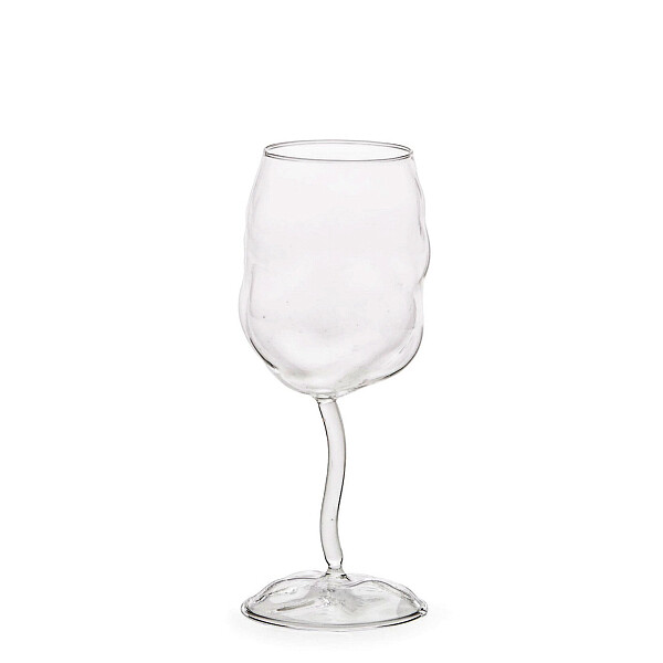 Бокал для вина стеклянный прозрачный Wine Glass h.19.5 - изображение 1