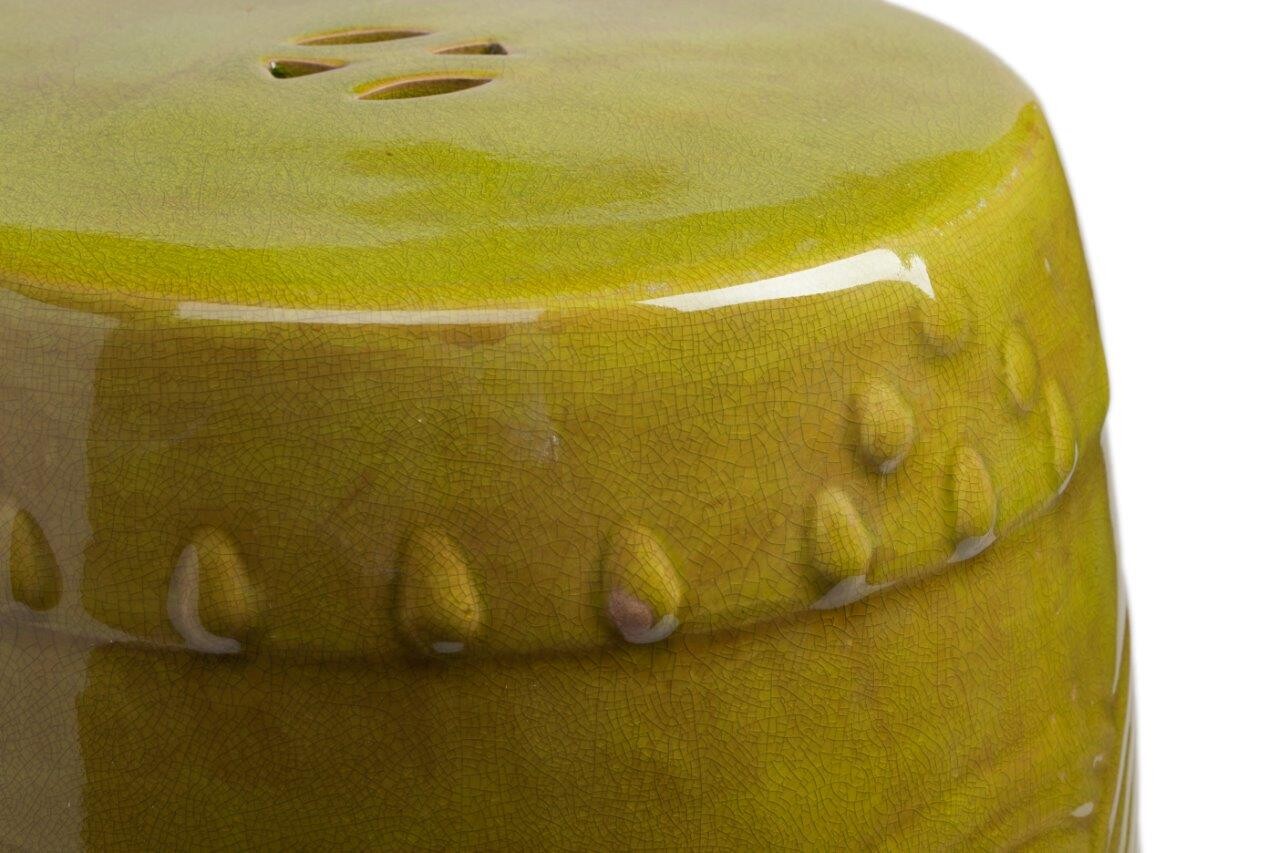 Табурет круглый керамический зеленый Fence Stool Marsh - изображение 2