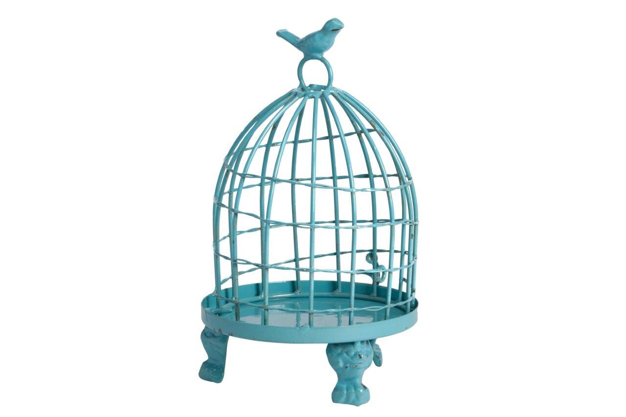 Клетка декоративная голубая Articoli Piccolo Blue - изображение 3