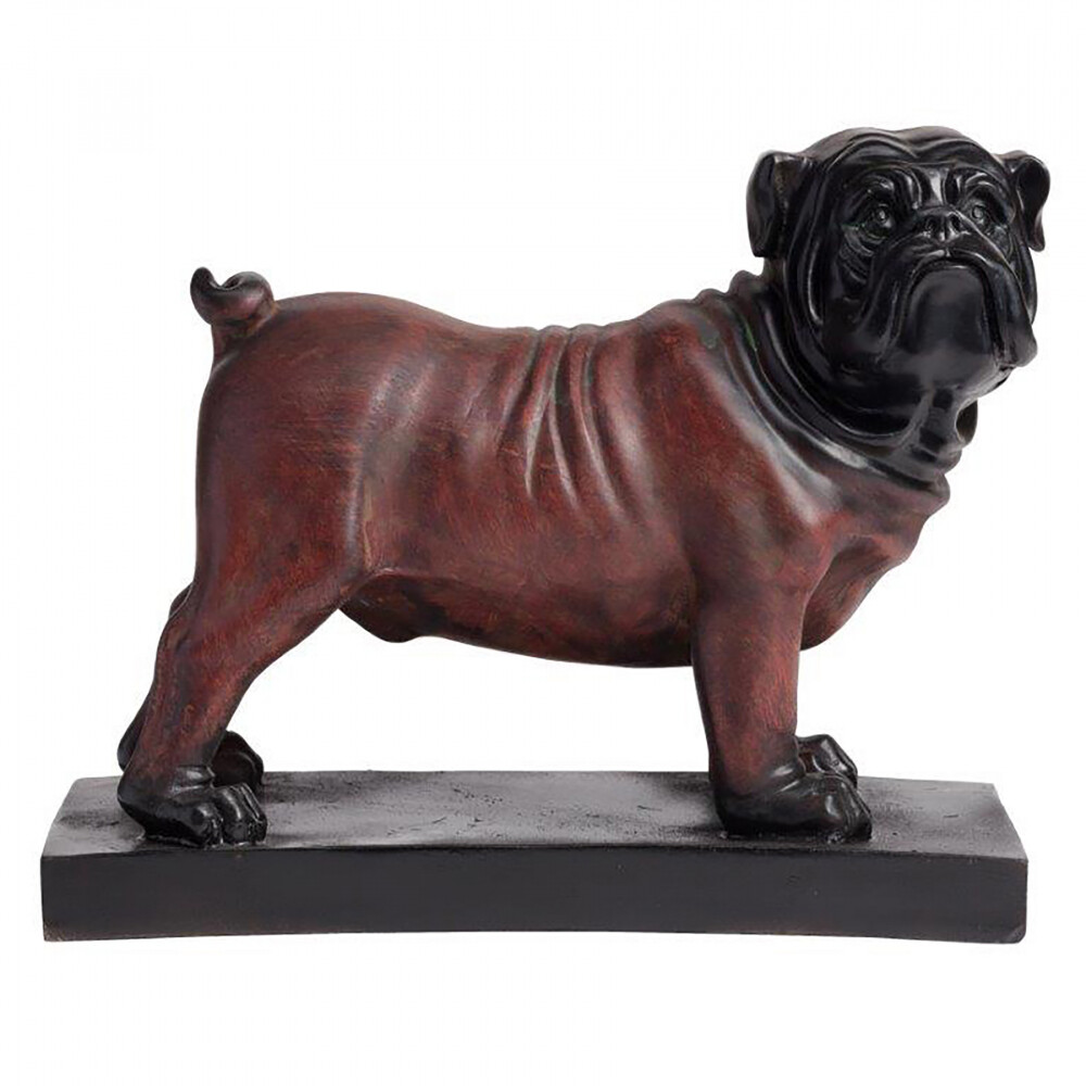 Статуэтка коричневая "Собака" Bulldog