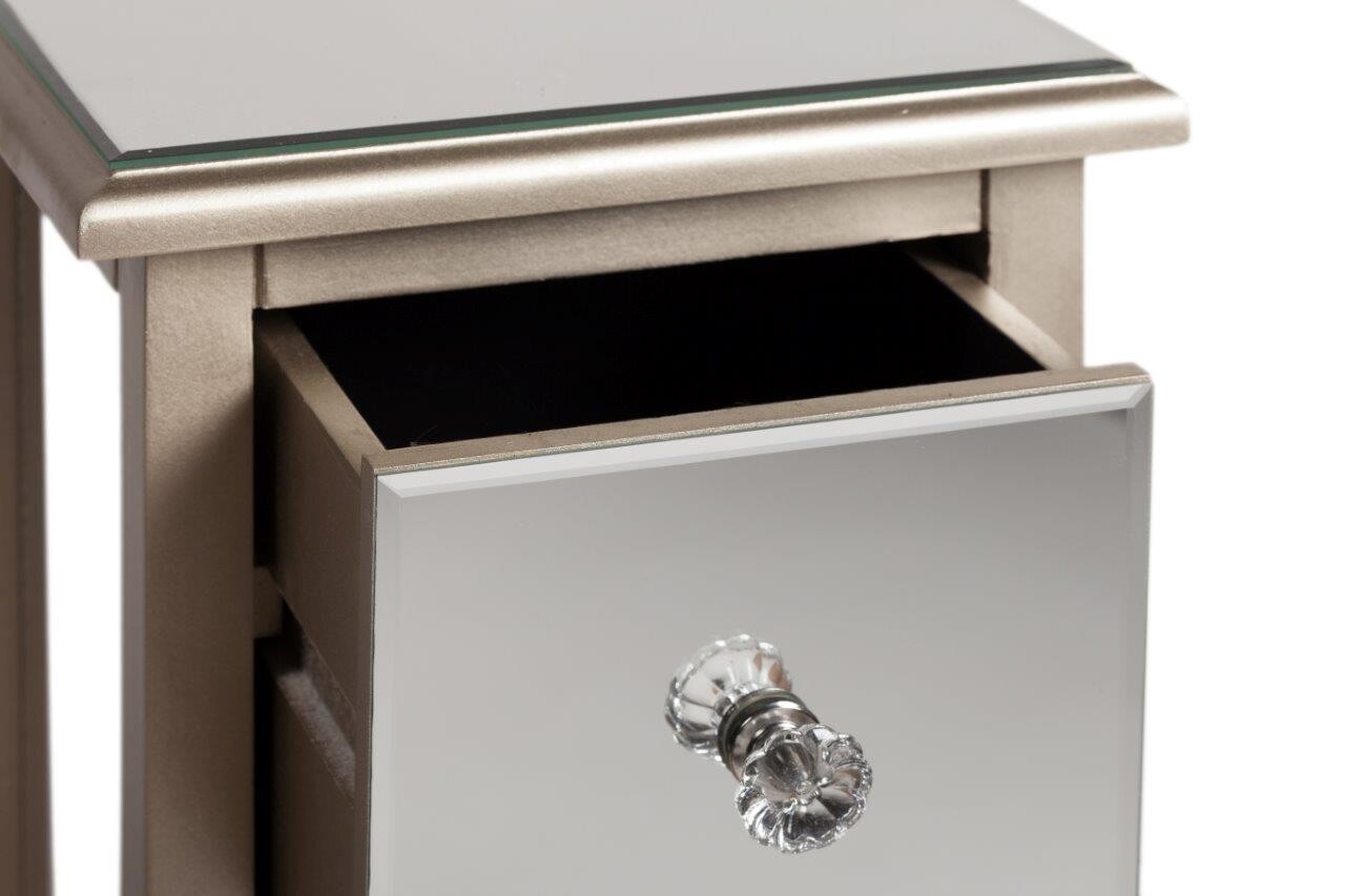 Комод узкий зеркальный с 4 ящиками Felicity - изображение 2