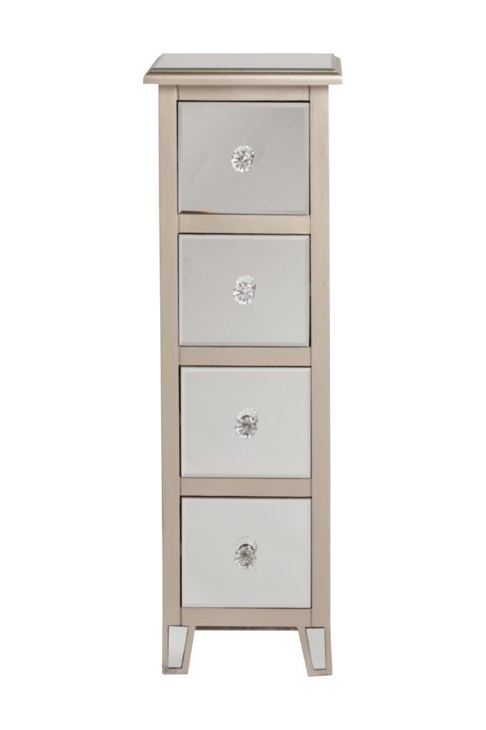 Комод узкий зеркальный с 4 ящиками Felicity - изображение 3