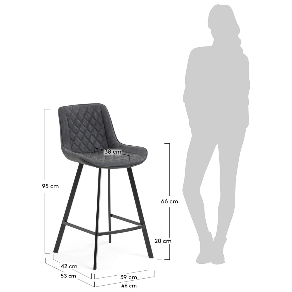 La forma полубарный стул
