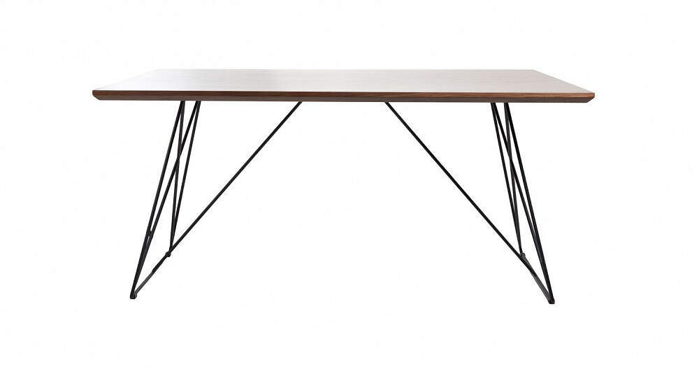 Обеденный стол прямоугольный темный орех 180 см Varna