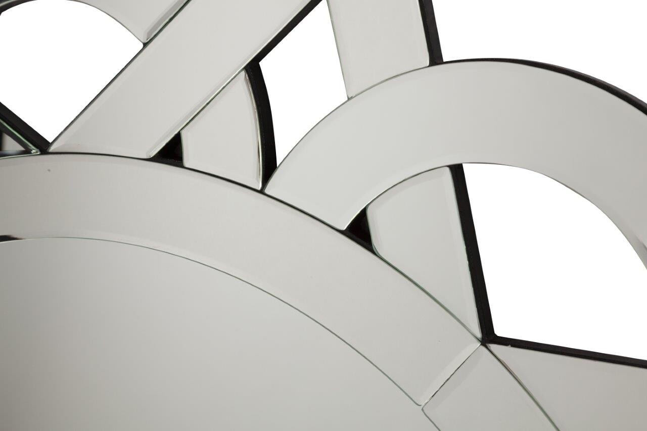 Зеркало круглое большое венецианское в фигурной раме диаметр 101 см Silba - изображение 2