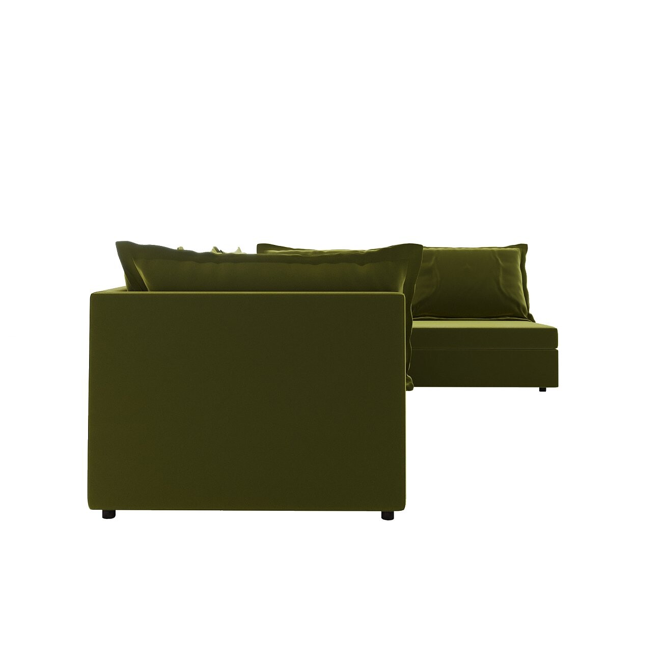 Диван угловой зеленый Denver R Shaped  - изображение 3