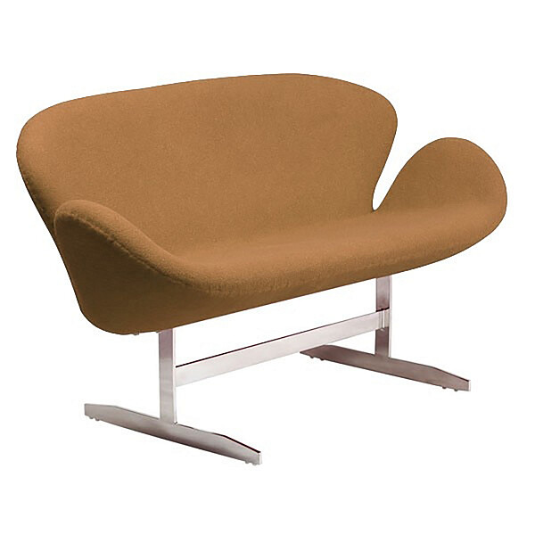 Диван Swan Sofa прямой коричневый - изображение 1