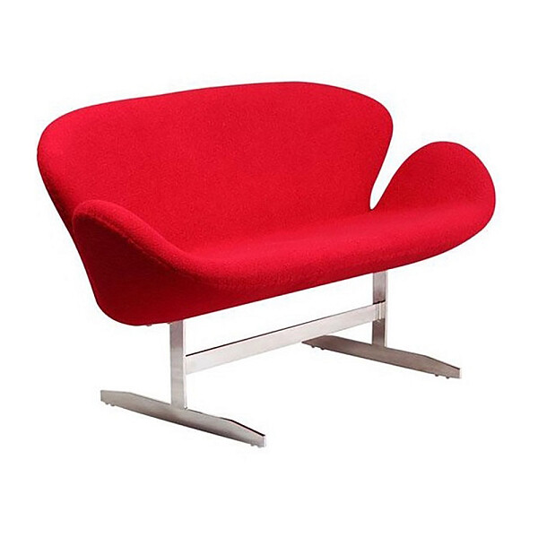 Диван Swan Sofa прямой красный - изображение 1