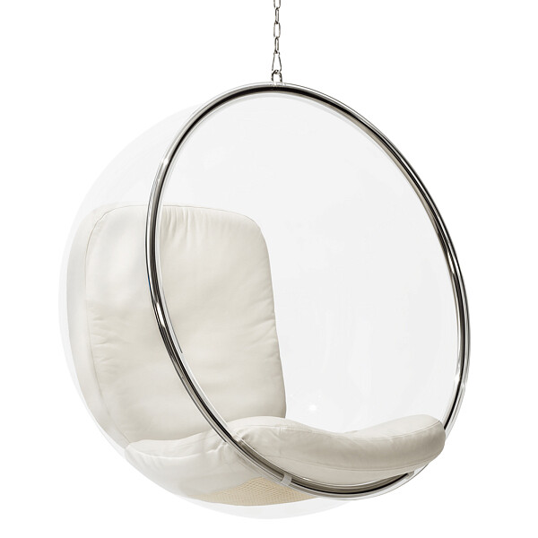 Подвесное кресло белое Bubble Chair - изображение 1