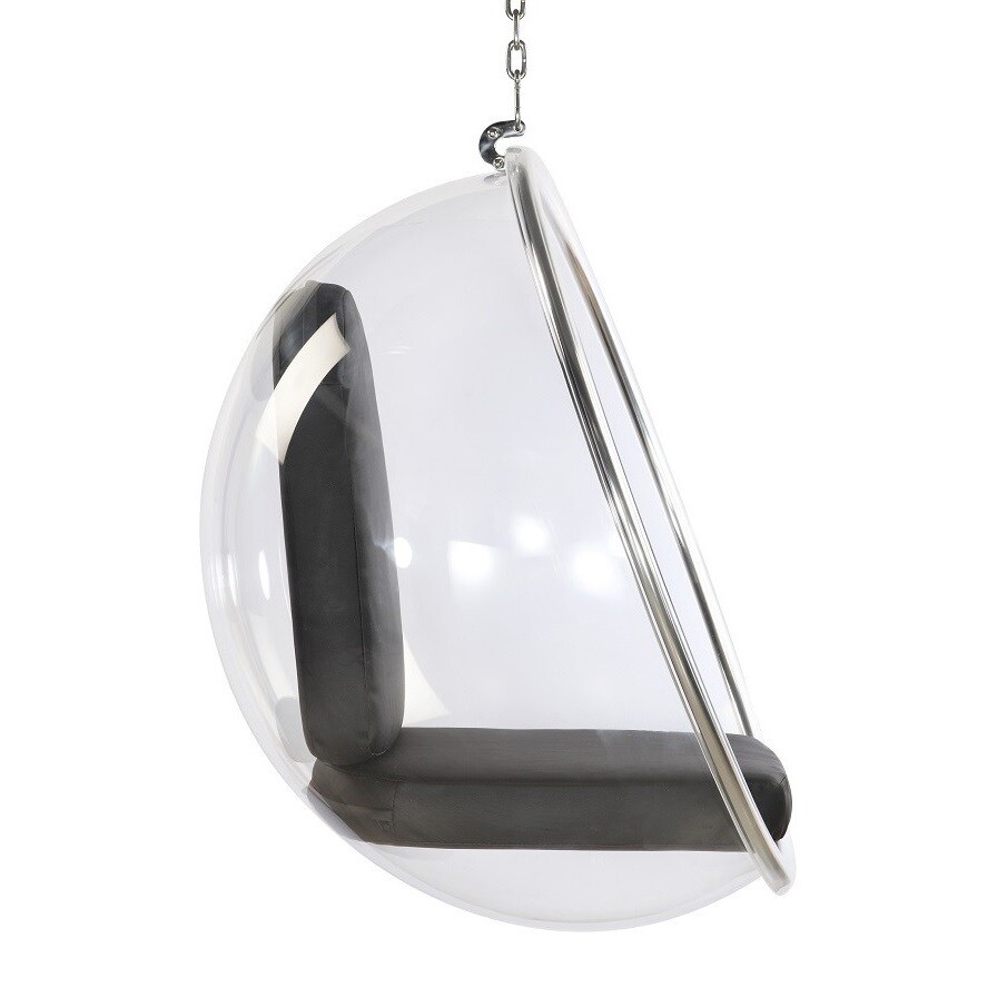 Подвесное кресло черное Bubble Chair - изображение 3