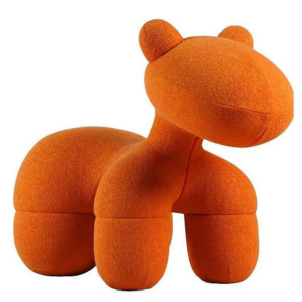 Детское шерстяное кресло мягкое оранжевое Pony Chair - изображение 1