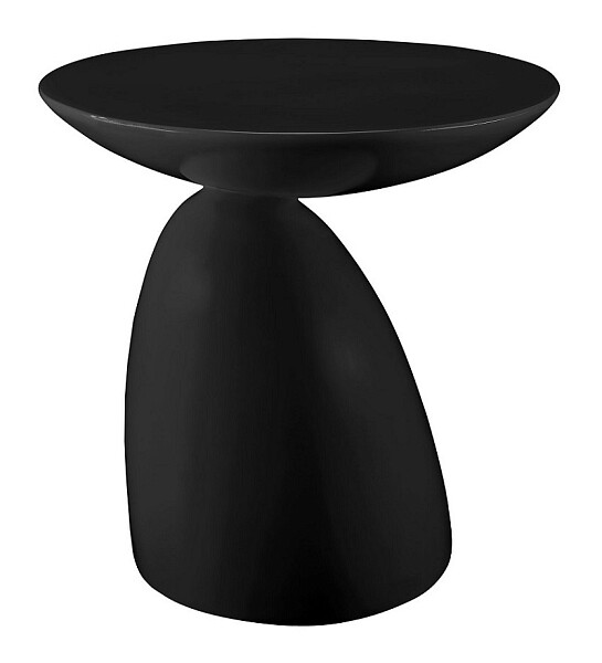 Приставной столик черный дизайнерский 60 см Parabel Side Table - изображение 1