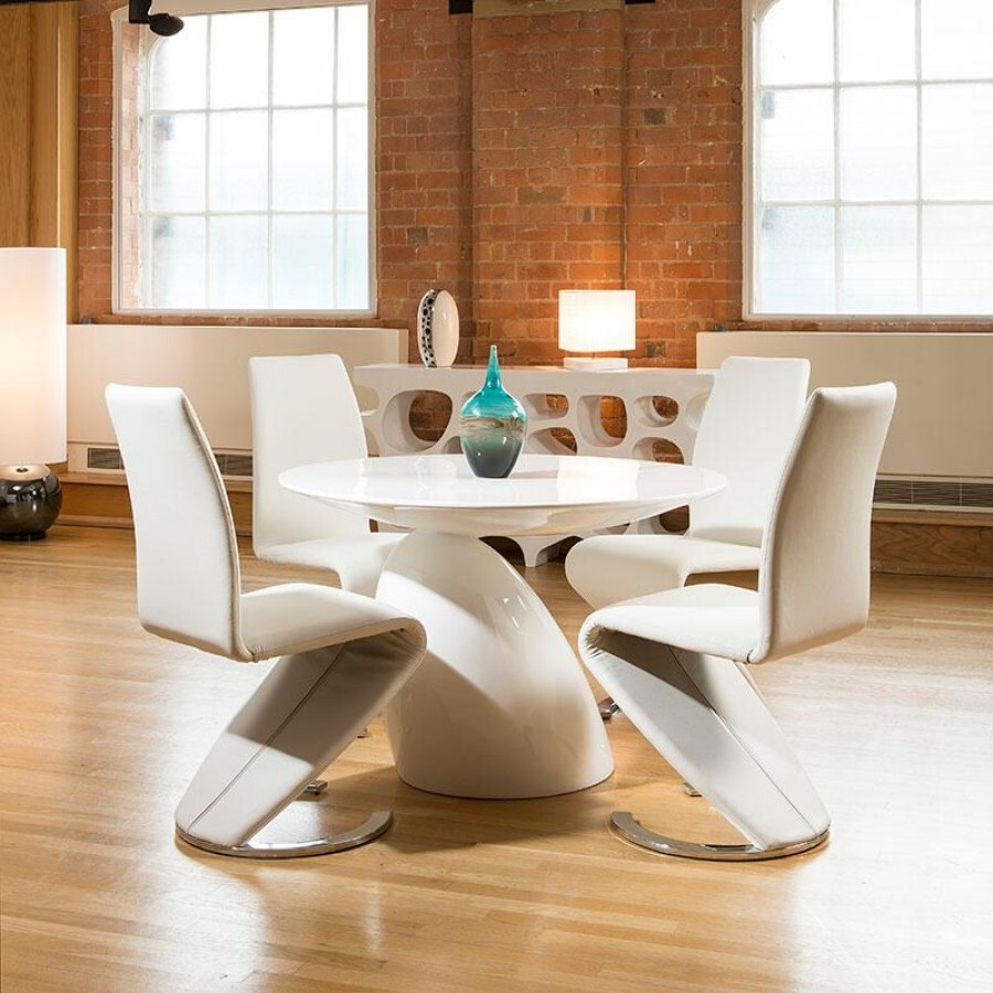 Приставной столик дизайнерский белый асимметричный Parabel Side Table - изображение 3