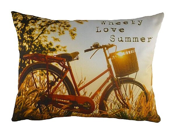 Подушка с принтом Wheely Love - изображение 1