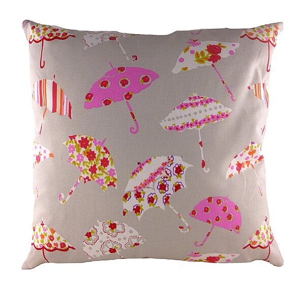 Подушка с принтом Brollies Pink - изображение 1