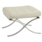 Оттоманка молочная экокожа Barcelona - изображение 2