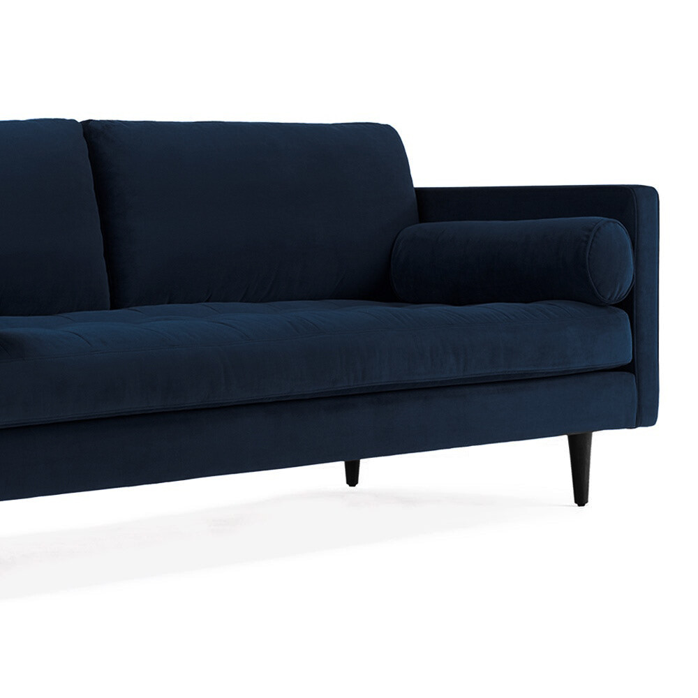 Диван Lucia трехместный прямой синий - изображение 5