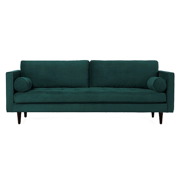 Диван Lucia трехместный прямой темно-бирюзовый - изображение 1