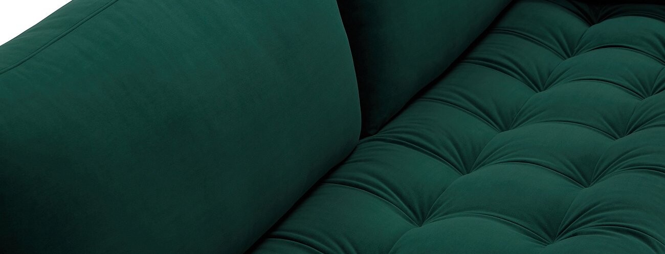 Диван Lucia трехместный прямой темно-бирюзовый - изображение 5