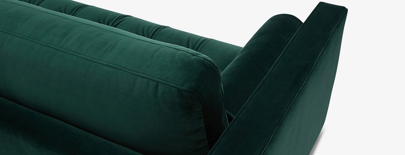 Диван Lucia трехместный прямой темно-бирюзовый - изображение 6