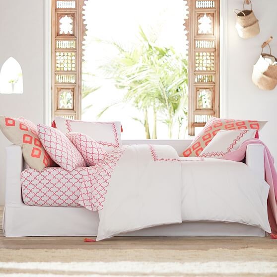Диван-кровать Jamie Daybed 160x200 прямой белый - изображение 1