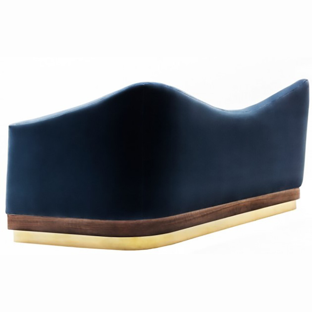 Диван Hughes sofa прямой синий - изображение 3