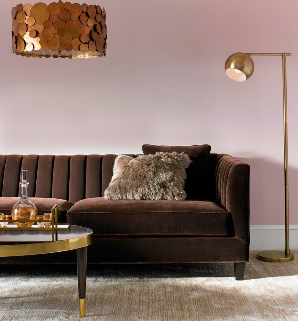 Диван Penelope Sofa прямой розовый - изображение 3