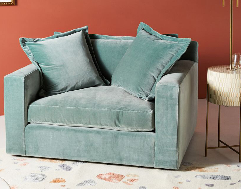 Кресло с мягкими подлокотниками желтое Katina - изображение 2