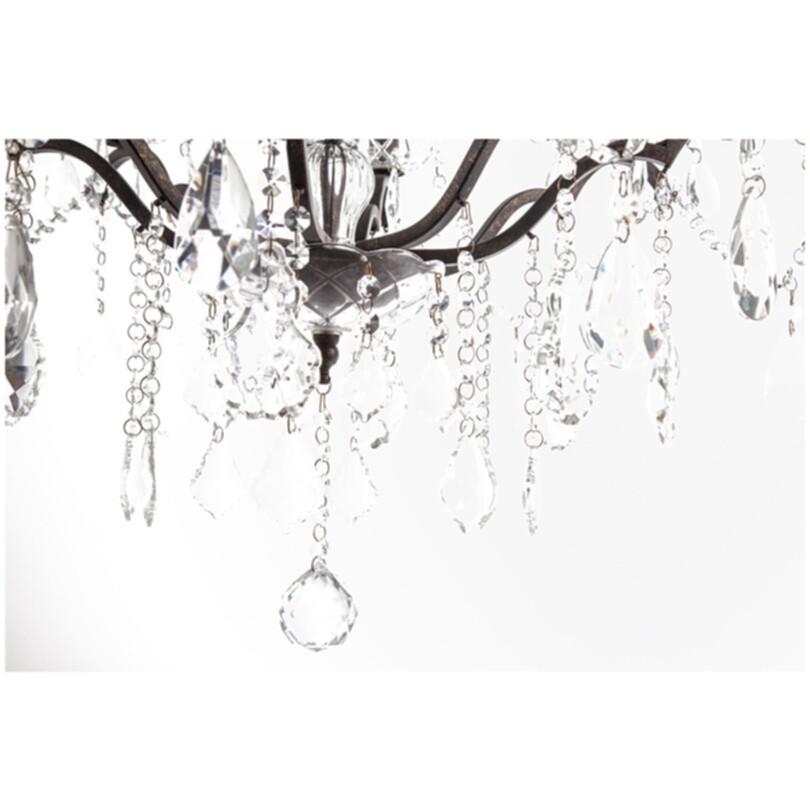 Люстра Maria Theresa Grande 8 Lamps чёрная, прозрачная - изображение 4