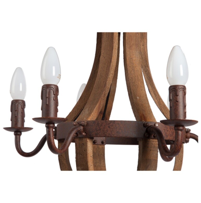 Люстра Terracotta Designs Elena коричневая, бронза - изображение 3