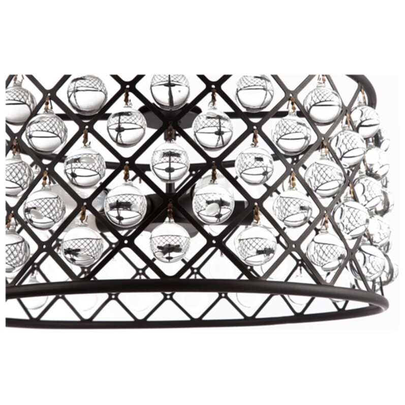 Люстра Cassiel чёрная, прозрачная - изображение 2