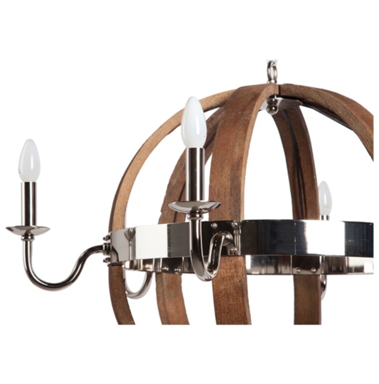 Люстра Versailles коричневая, хром - изображение 2