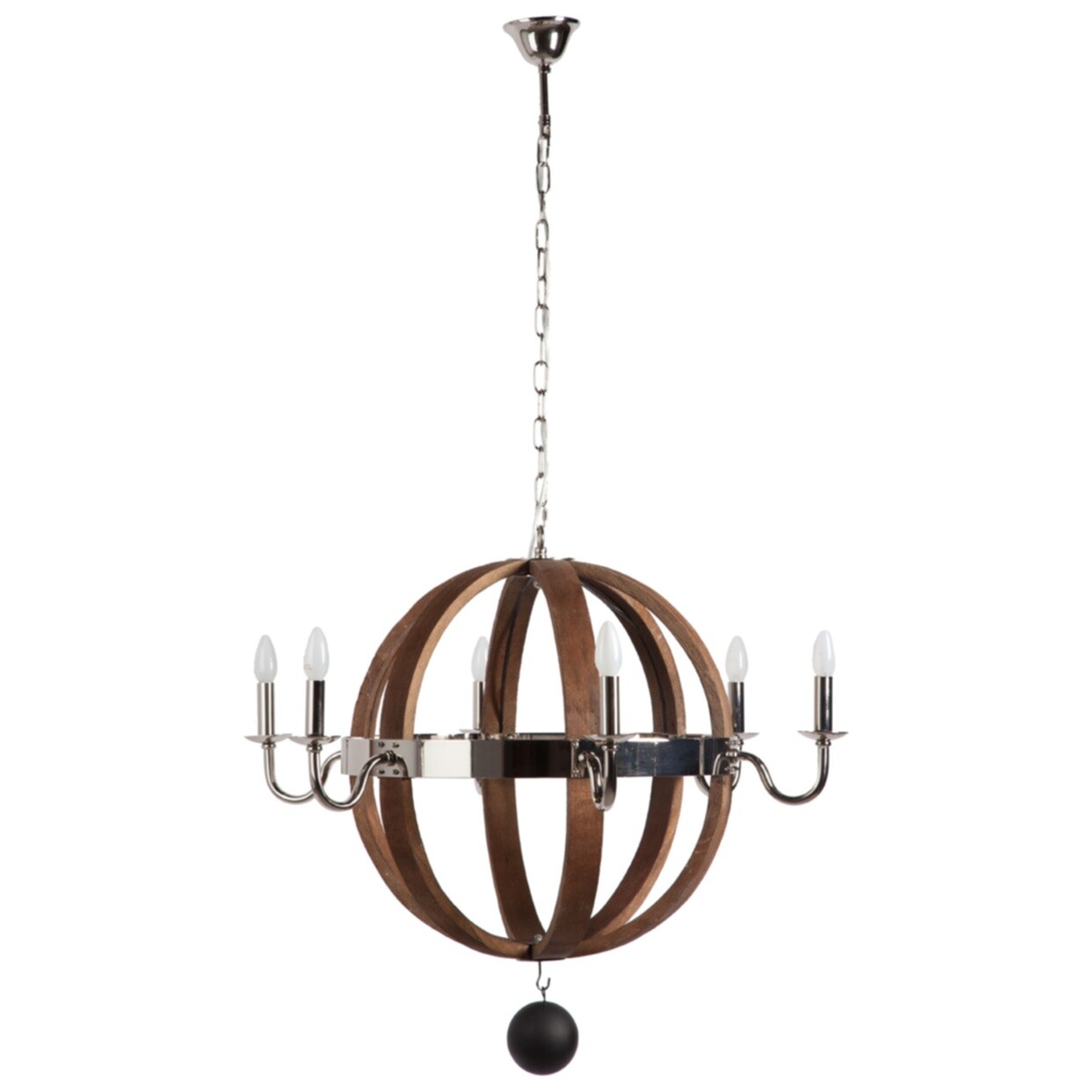 Люстра Versailles коричневая, хром - изображение 3