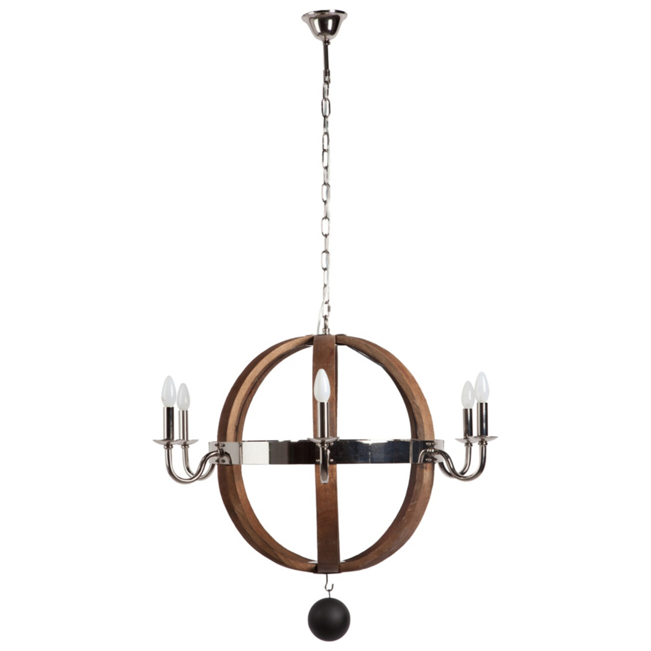 Люстра Versailles коричневая, хром - изображение 4