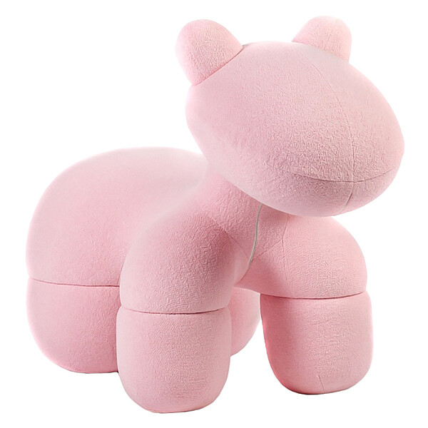 Детское кашемировое кресло мягкое розовое Pony Chair - изображение 1