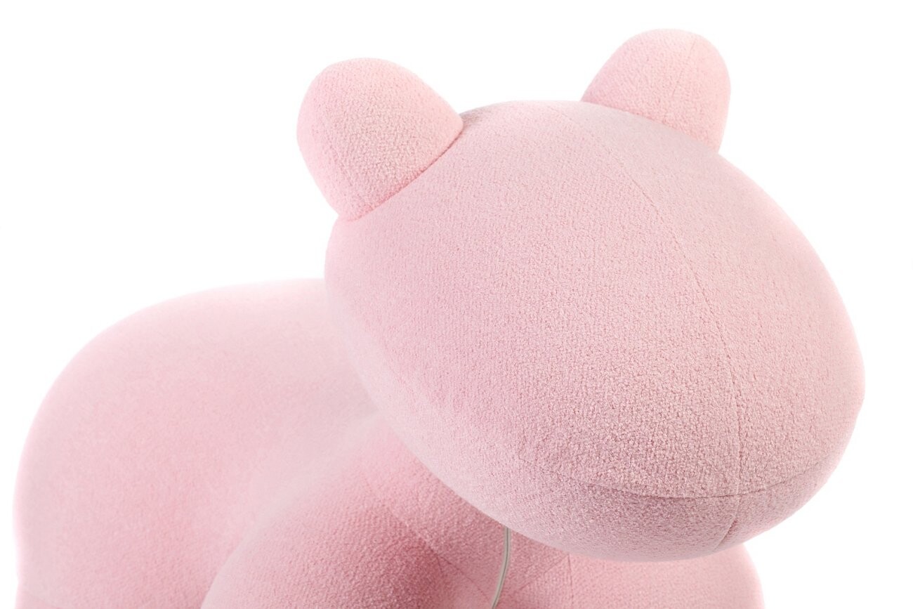 Детское кашемировое кресло мягкое розовое Pony Chair - изображение 4