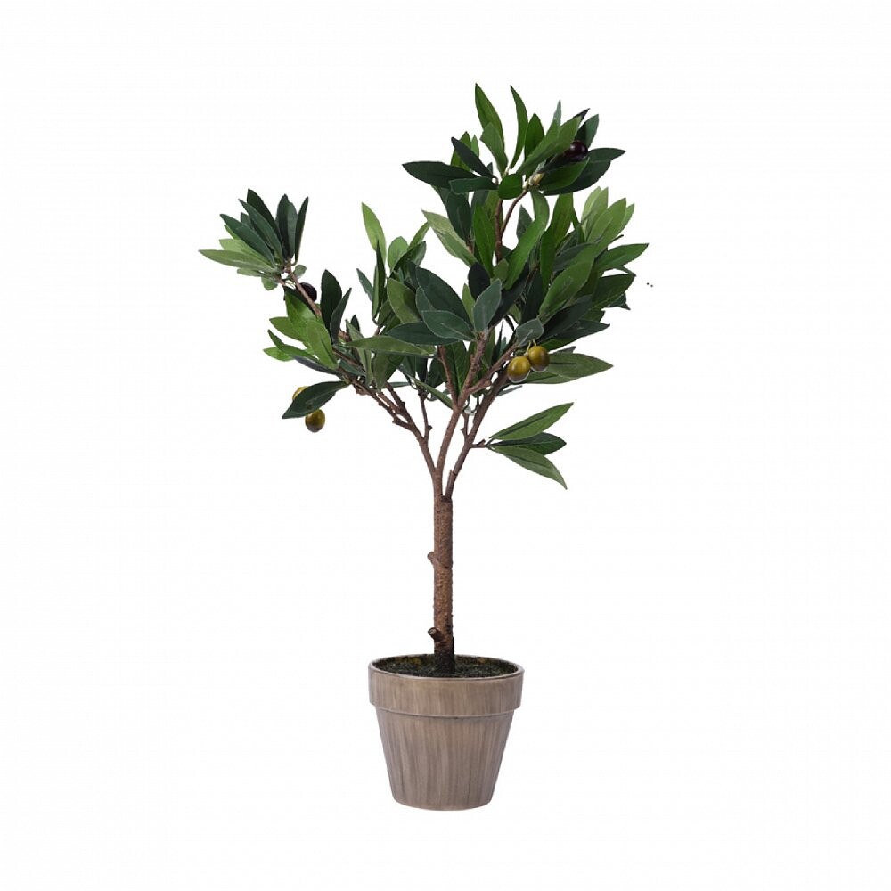 Искусственное растение "Дерево олива" в горшке выс. 54см
