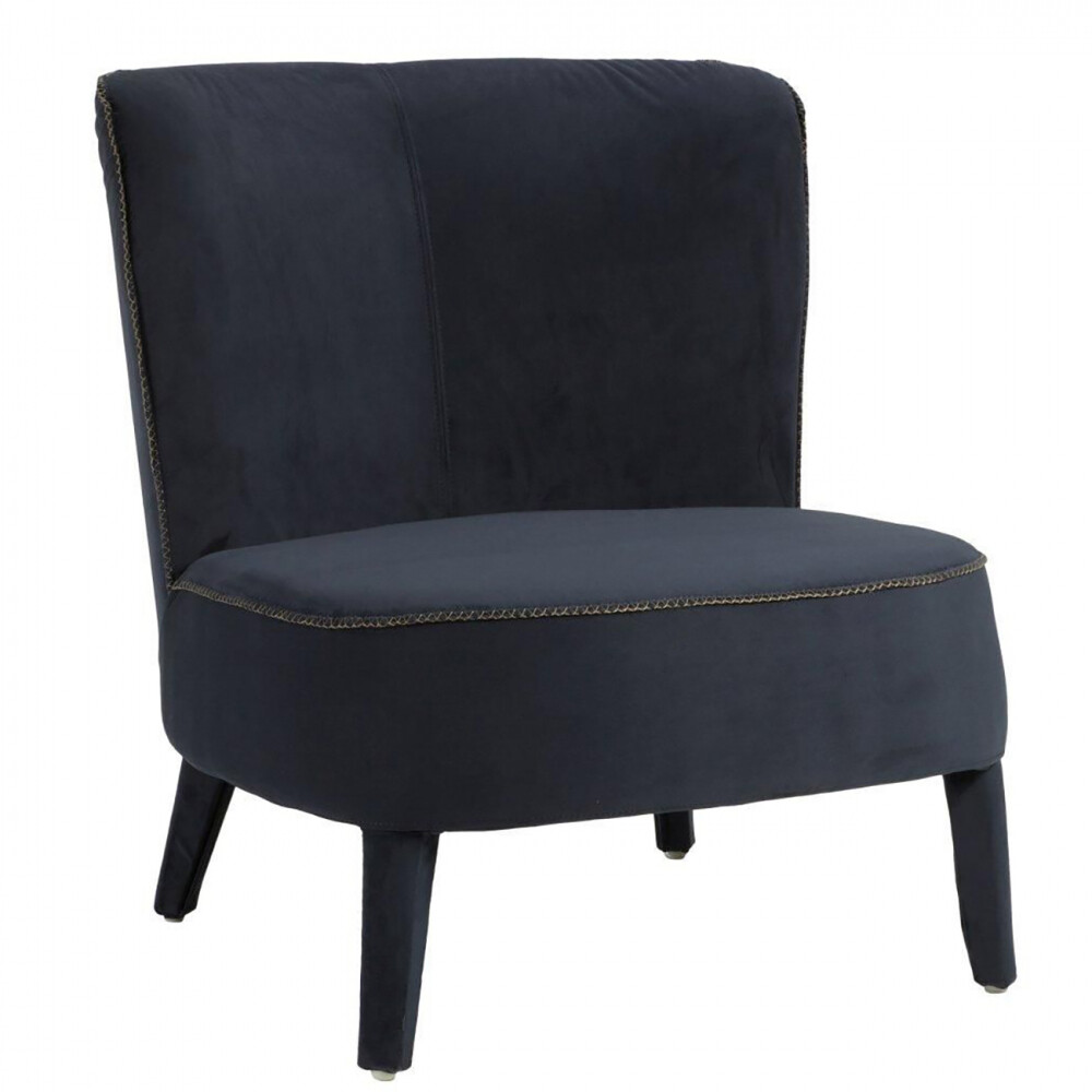 Кресло дизайнерское синее Roy