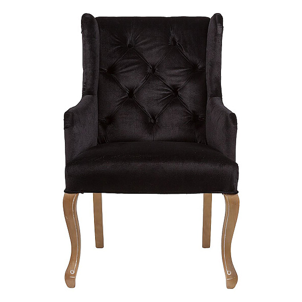 Кресло черное с ушами Ashby Chair - изображение 1