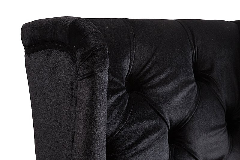 Кресло черное с ушами Ashby Chair - изображение 5