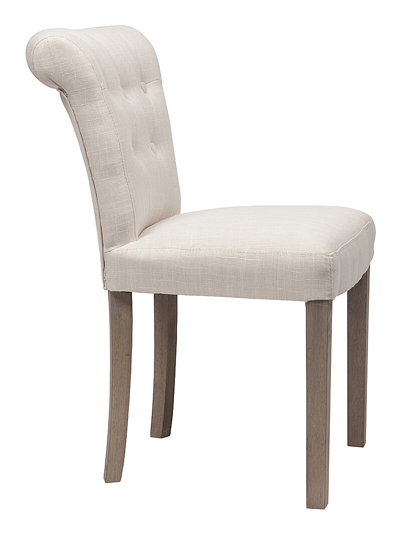 Стул обеденный белый лен Benson - изображение 3