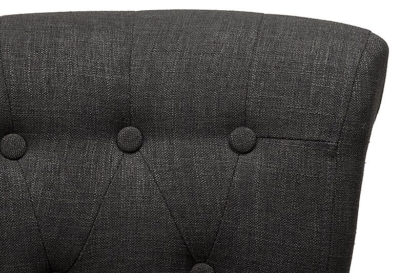 Стул обеденный черный лен Benson - изображение 2