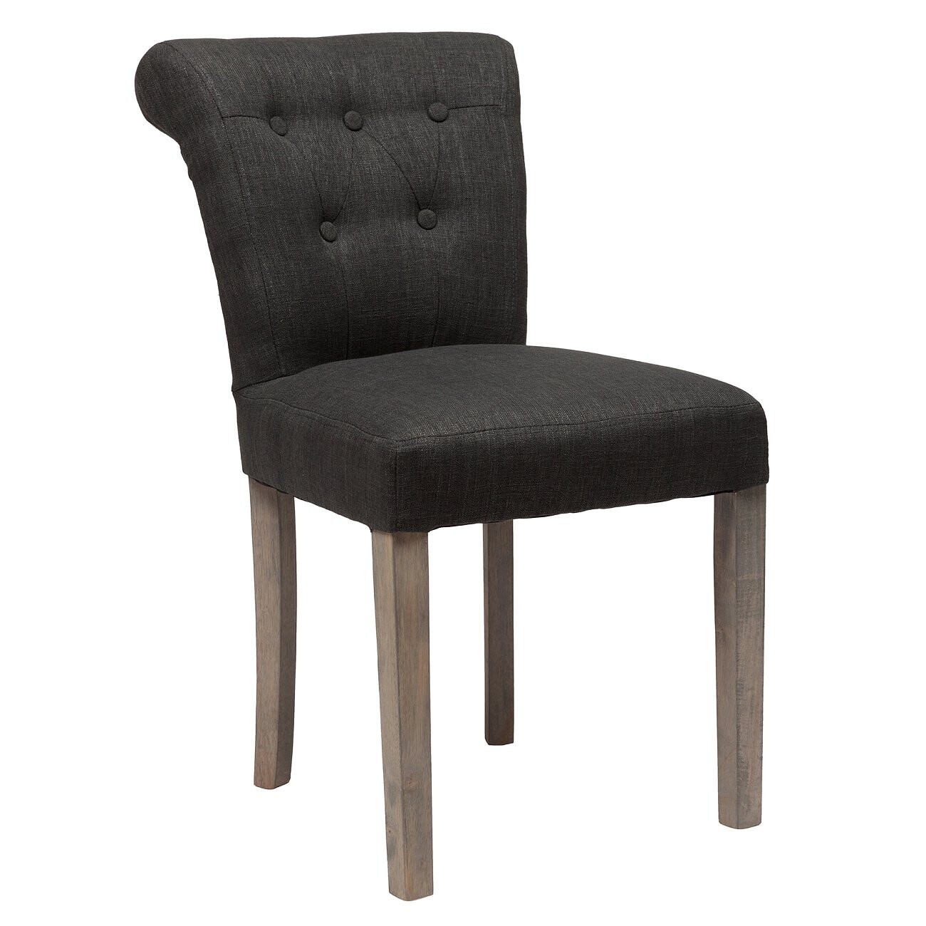 Стул обеденный черный лен Benson - изображение 3